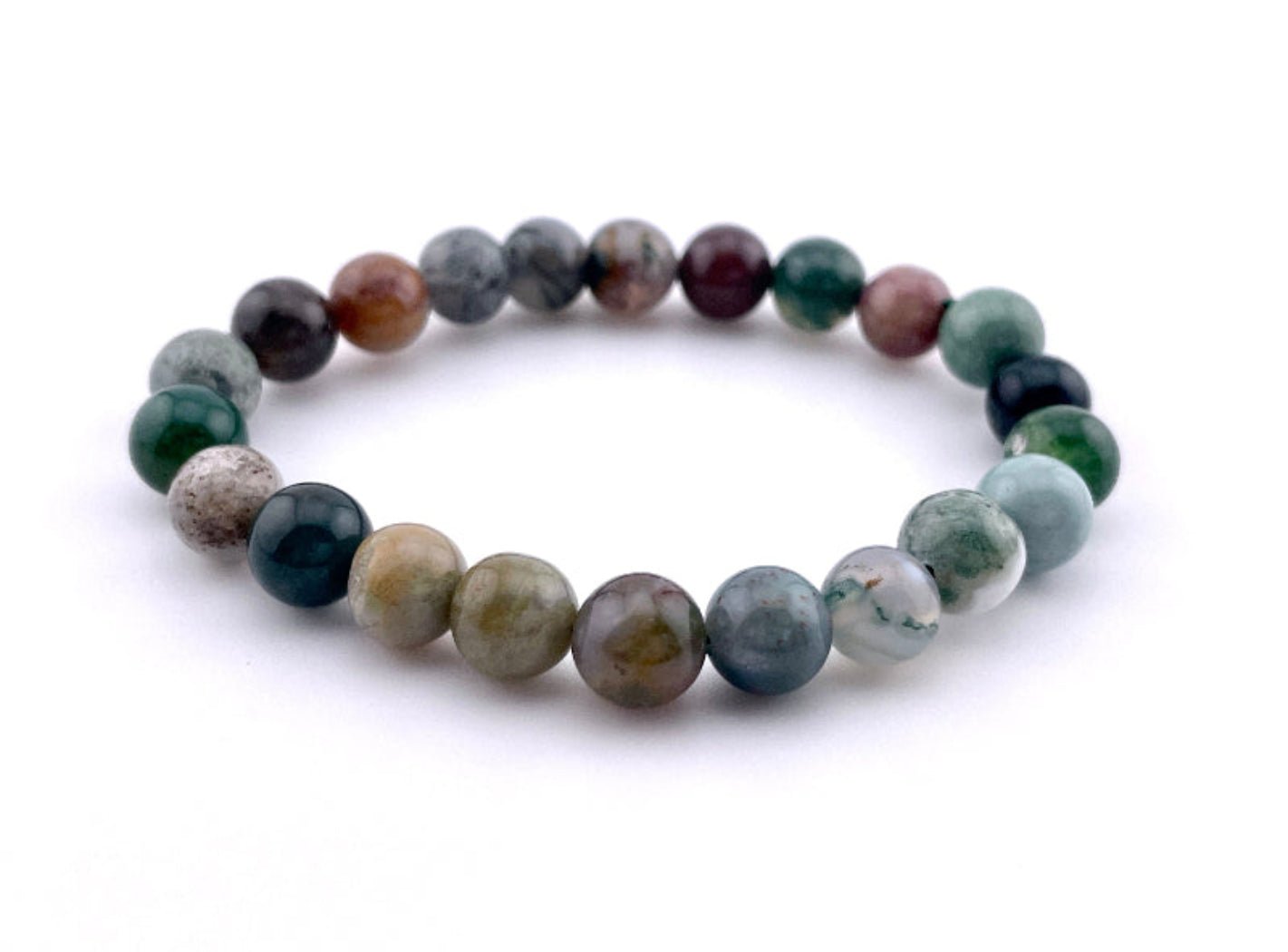 Buntes-Achat Armband