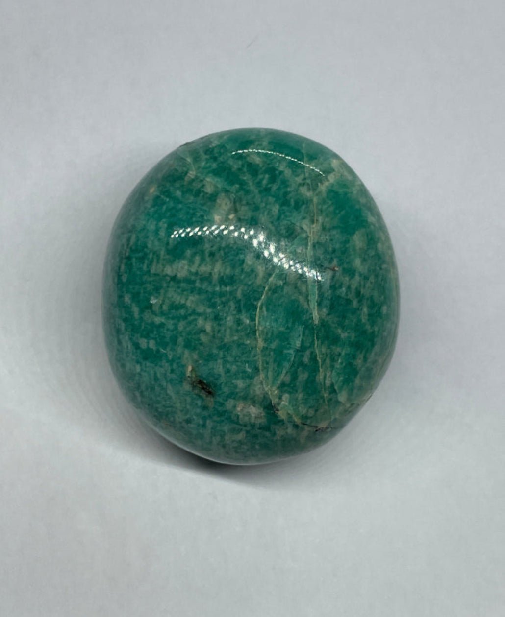 Amazonit Handschmeichler Nr.4 - Mineralien - Kiste