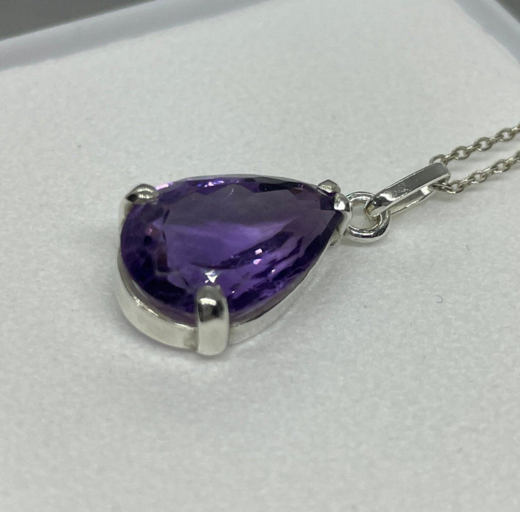 Amethyst Anhänger Nr.6 - Mineralien - Kiste