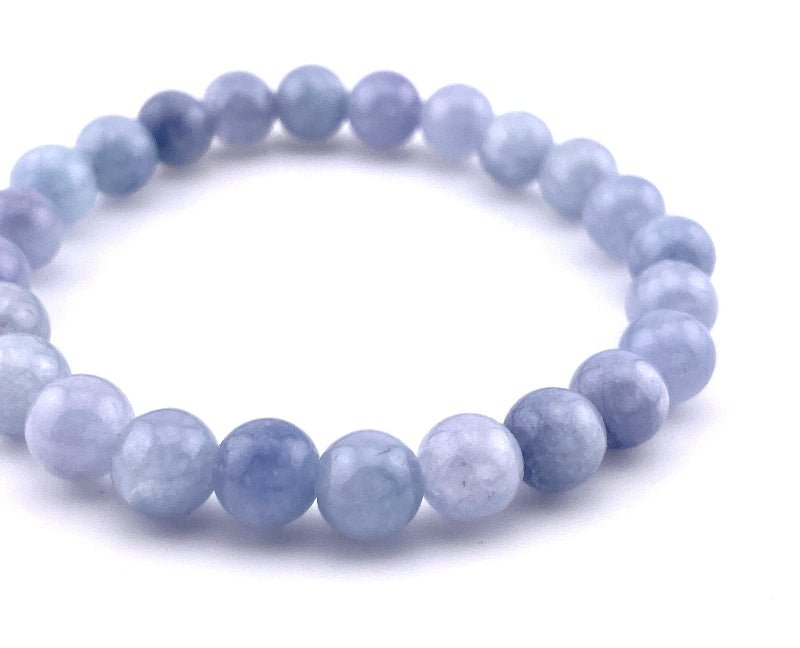 Aquamarin Armband 8mm für Frauen