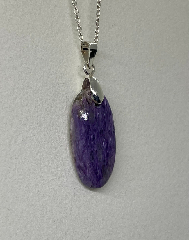 Charoit Anhänger Nr.6 - Mineralien - Kiste