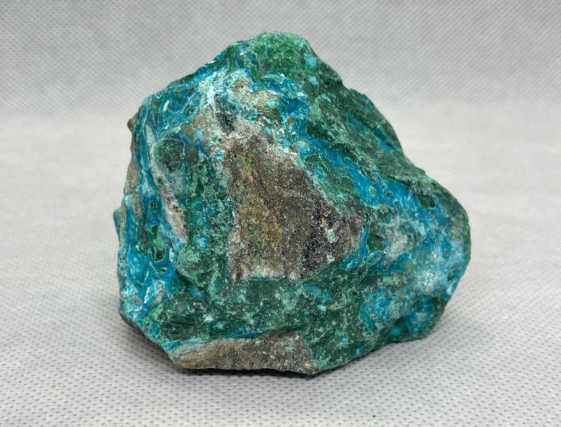 Chrysokoll - Malachit Rohstein Nr.2 - Mineralien - Kiste