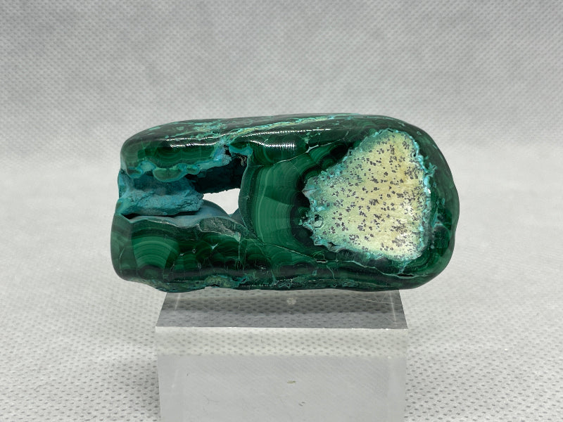 Chrysokoll Malachit Handschmeichler