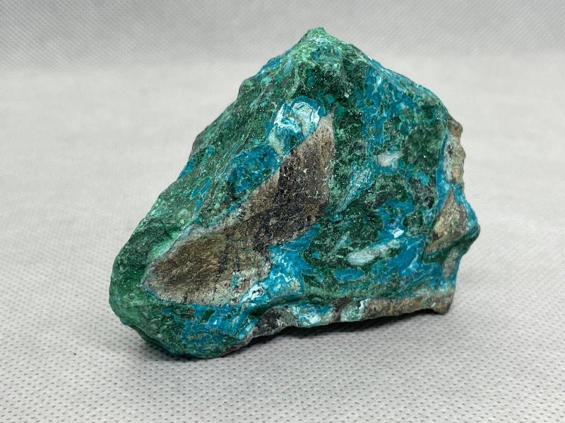Chrysokoll - Malachit Rohstein Nr.2 - Mineralien - Kiste