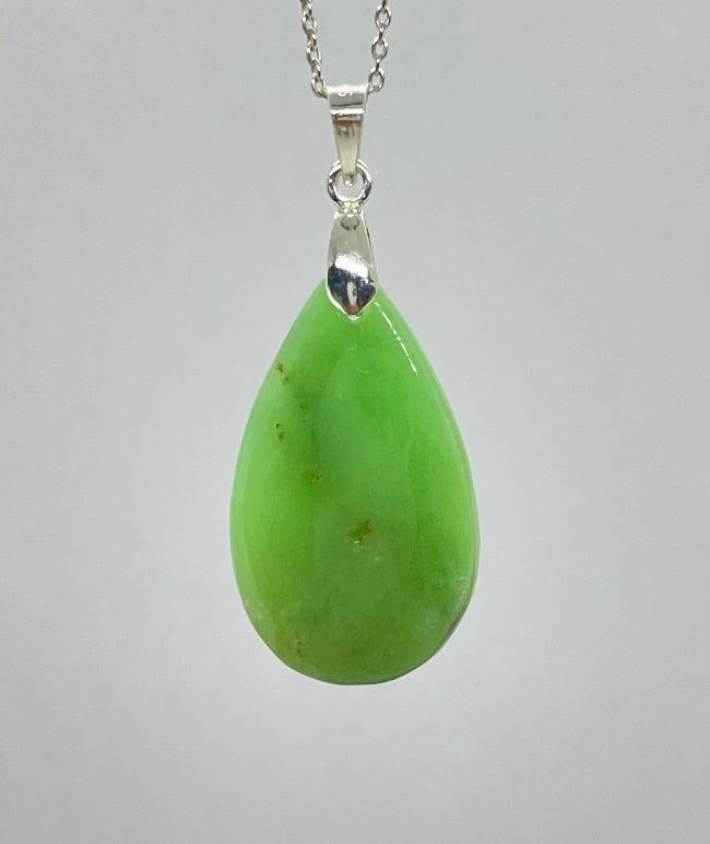 Chrysopras Anhänger Nr.8 - Mineralien - Kiste