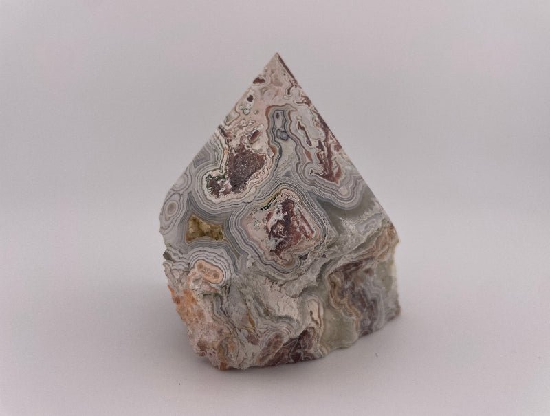 Crazy-Lace Mineral mit naturbelassener Seite