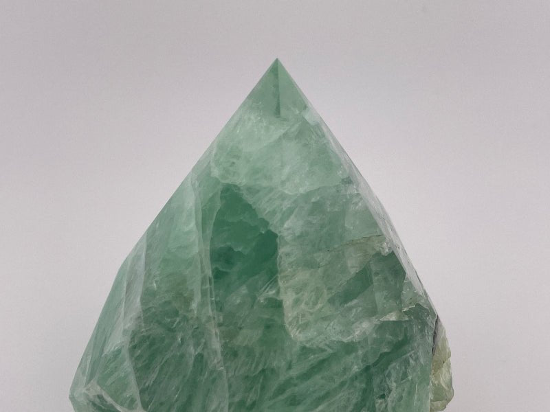 Grüne - Fluorit Spitze ideal für sammler