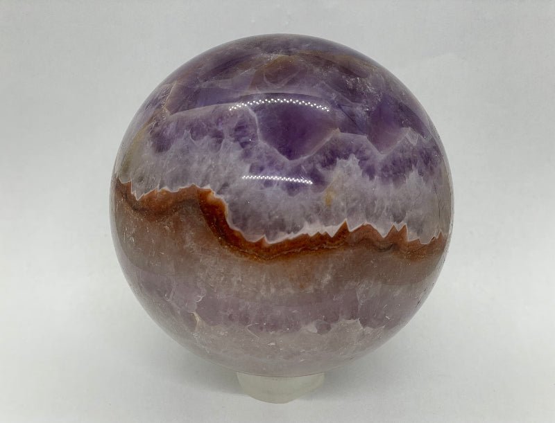 Amethyst - Achat - Quarz Kugel - Mineralien - Kiste