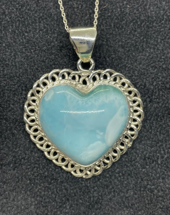 Larimar Anhänger Nr.2 - Mineralien - Kiste