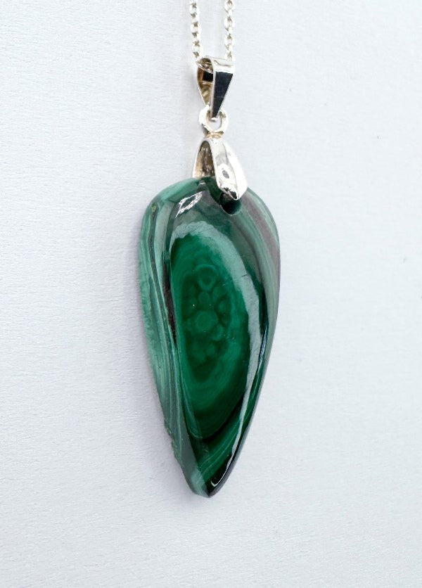 Malachit Anhänger Silber 925