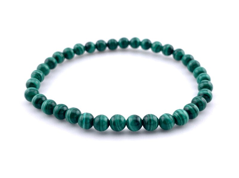 Malachit Armband elastisch, 6mm perlen, ideal für frauen und männer