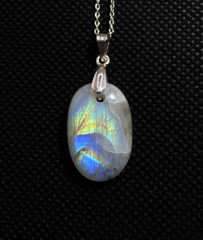 Mondstein Anhänger mit Silber