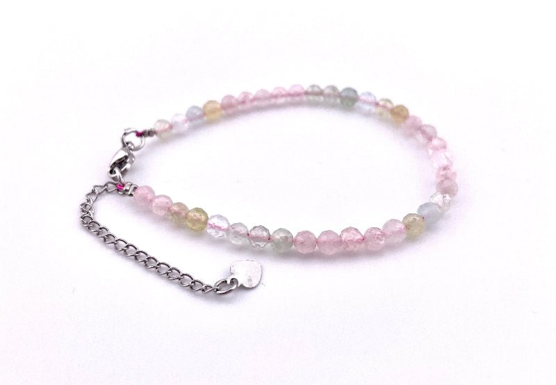 Morganit Armband Facettiert 4mm