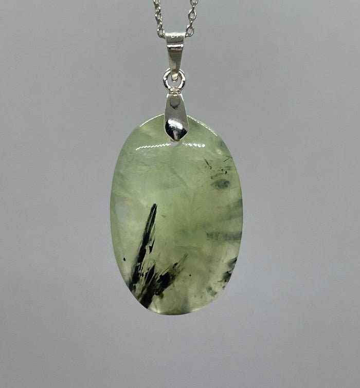 Prehnit Anhänger Nr.5 - Mineralien - Kiste