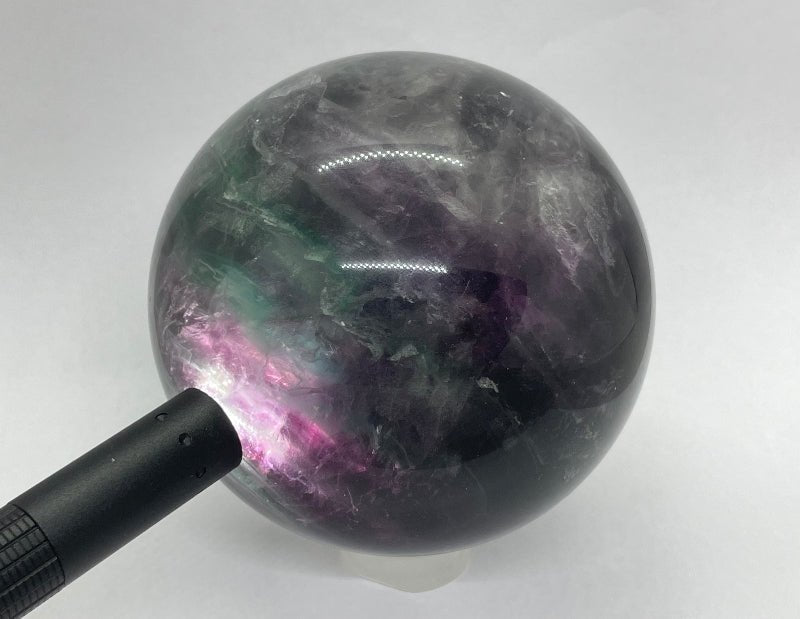 Regenbogen-Fluorit Kugel Edelsteinkugel