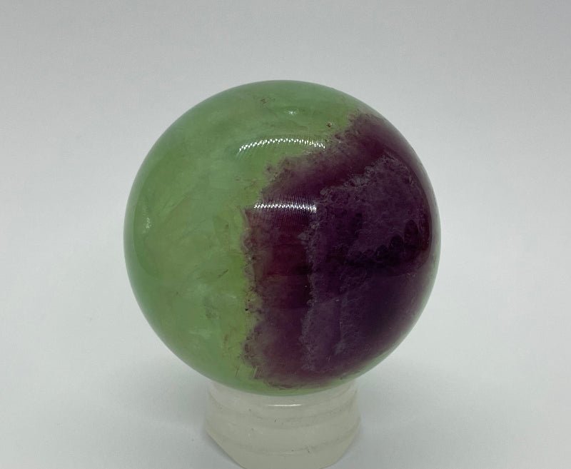 Fluorit Kugel 50mm grün violett