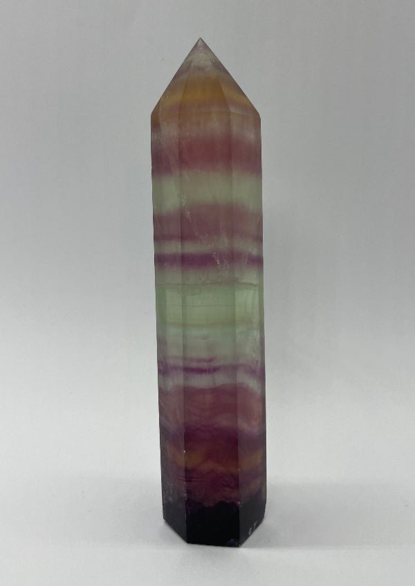 Regenbogen - Fluorit Spitze Nr.11 - Mineralien - Kiste