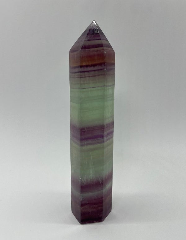 Regenbogen - Fluorit Spitze Nr.13 - Mineralien - Kiste