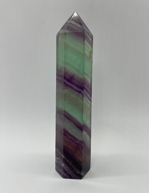 Regenbogen - Fluorit Spitze Nr.14 - Mineralien - Kiste