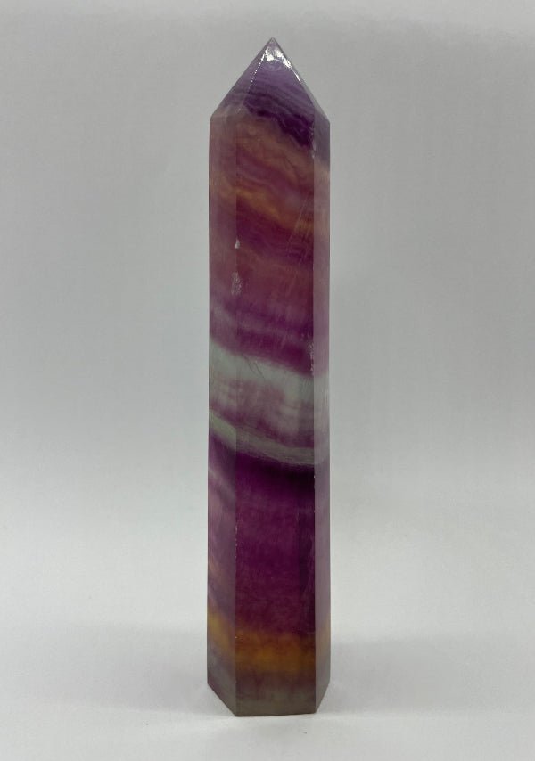 Regenbogen - Fluorit Spitze Nr.16 - Mineralien - Kiste