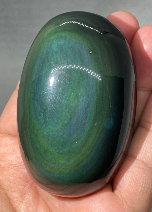 Regenbogen - Obsidian Handschmeichler Nr.4 - Mineralien - Kiste