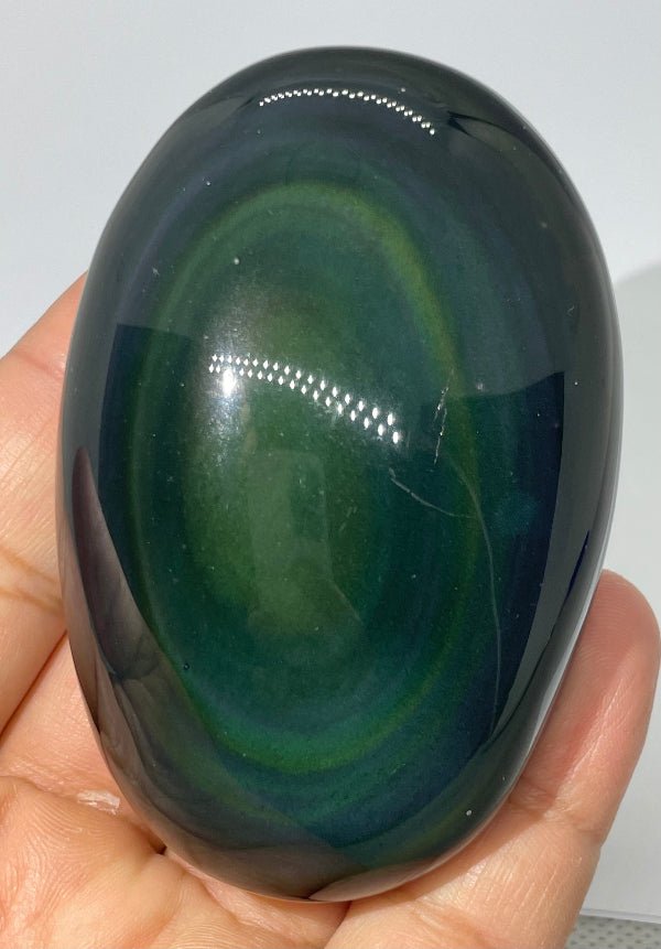 Regenbogen - Obsidian Handschmeichler Nr.3 - Mineralien - Kiste
