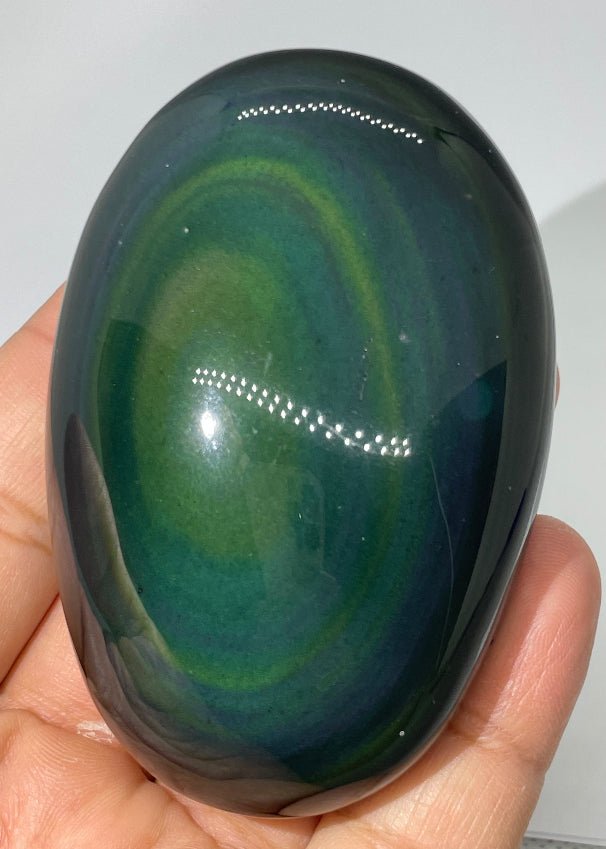 Regenbogen - Obsidian Handschmeichler Nr.3 - Mineralien - Kiste