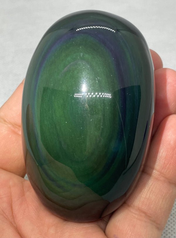 Regenbogen - Obsidian Handschmeichler Nr.4 - Mineralien - Kiste