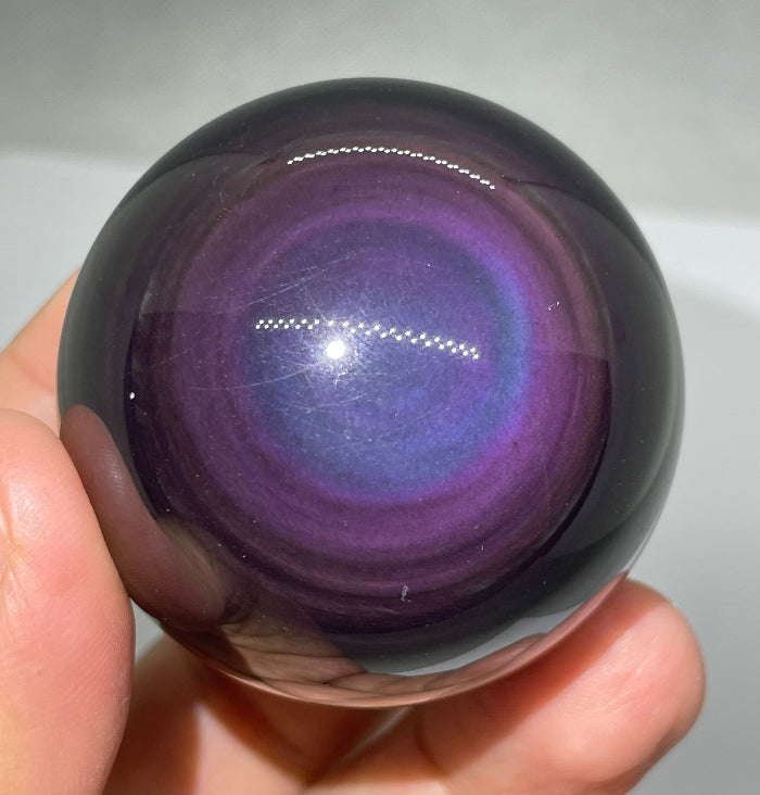 Regenbogen-Obsidian Kugel