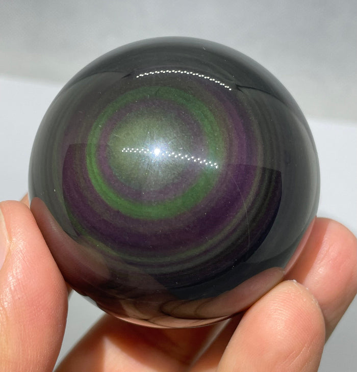 Regenbogen-Obsidian Kugel