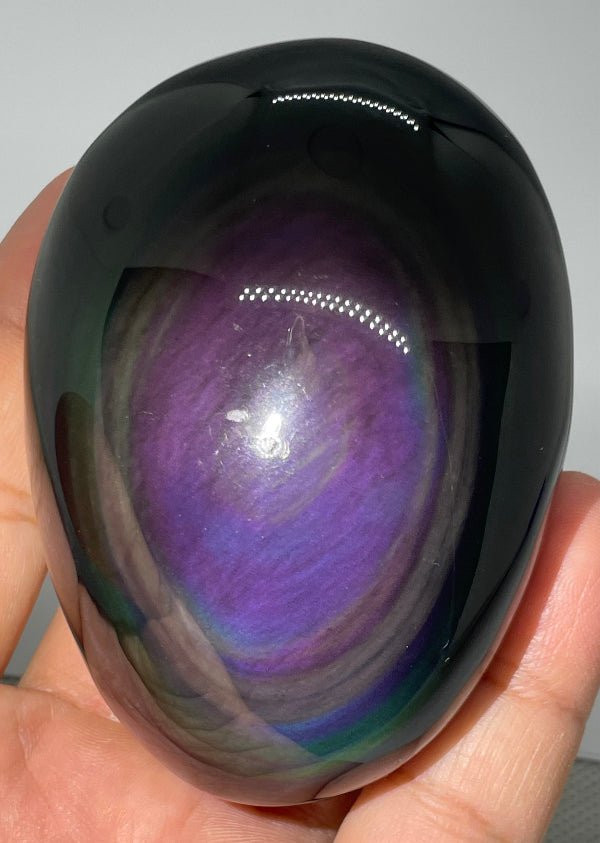 Regenbogen - Obsidian Handschmeichler Nr.1 - Mineralien - Kiste