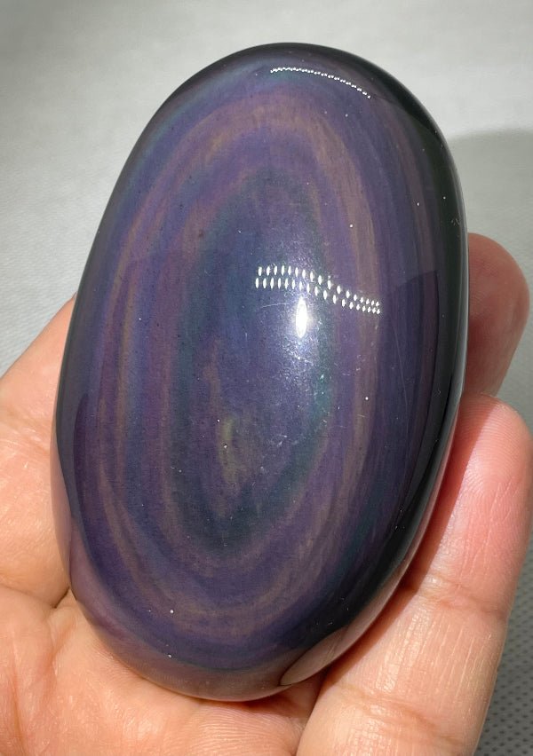 Regenbogen - Obsidian Handschmeichler Nr.3 - Mineralien - Kiste