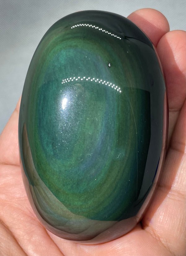 Regenbogen - Obsidian Handschmeichler Nr.4 - Mineralien - Kiste