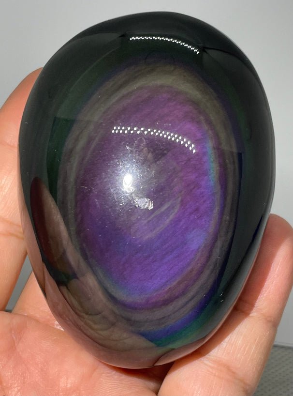 Regenbogen - Obsidian Handschmeichler Nr.1 - Mineralien - Kiste