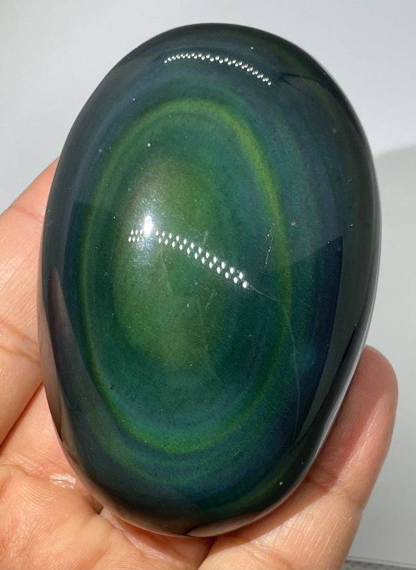 Regenbogen - Obsidian Handschmeichler Nr.3 - Mineralien - Kiste