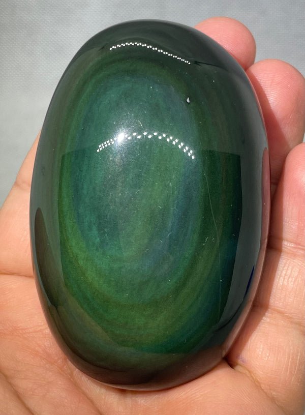 Regenbogen - Obsidian Handschmeichler Nr.4 - Mineralien - Kiste