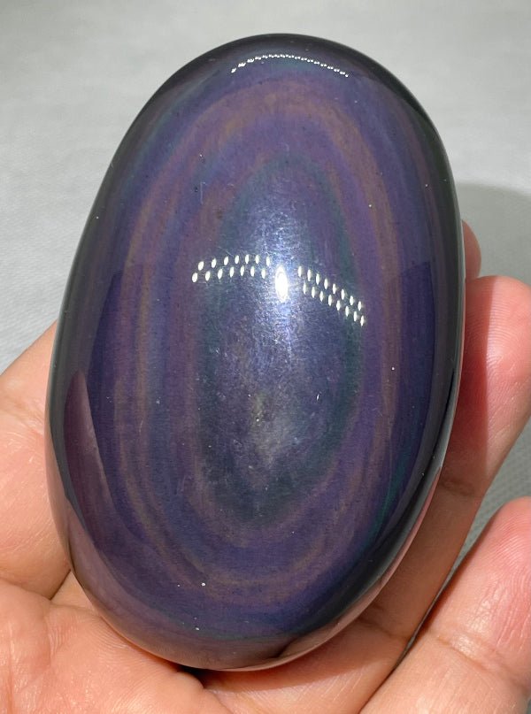 Regenbogen - Obsidian Handschmeichler Nr.3 - Mineralien - Kiste