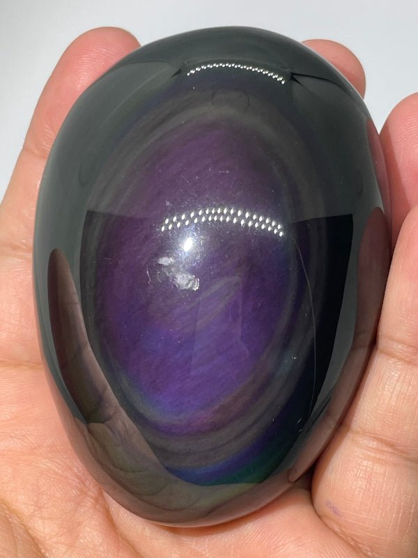 Regenbogen - Obsidian Handschmeichler Nr.1 - Mineralien - Kiste