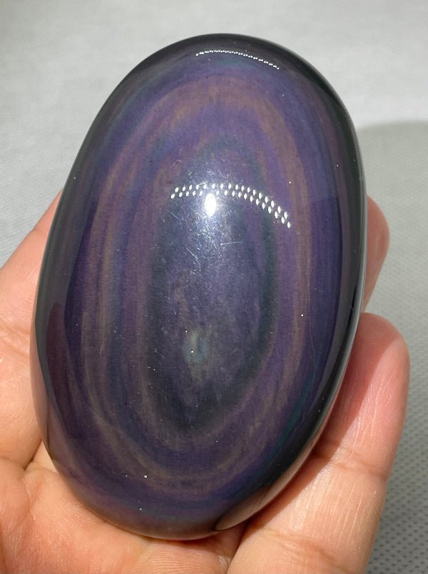 Regenbogen - Obsidian Handschmeichler Nr.3 - Mineralien - Kiste