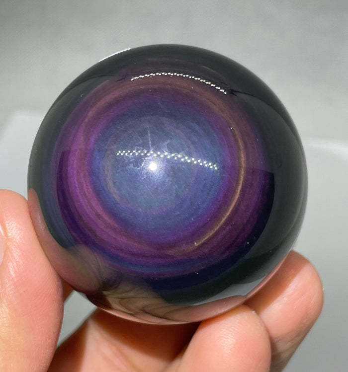 Regenbogen Obsidian Kugel Nr. 4