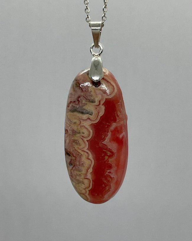 Rhodochrosit Anhänger Nr.8 - Mineralien - Kiste