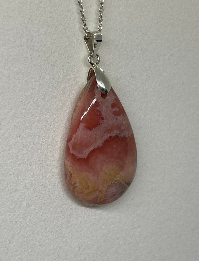 Rhodochrosit Anhänger Nr.5 - Mineralien - Kiste