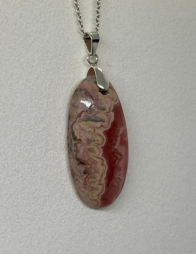 Rhodochrosit Anhänger Nr. 8