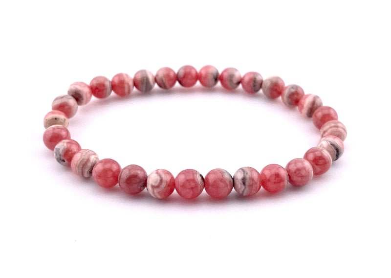 Rhodochrosit Armband elastisch, 6mm perlen, ideal für Frauen, beste Qualität, selten