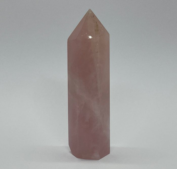 Rosenquarz Spitze Nr.1 - Mineralien - Kiste