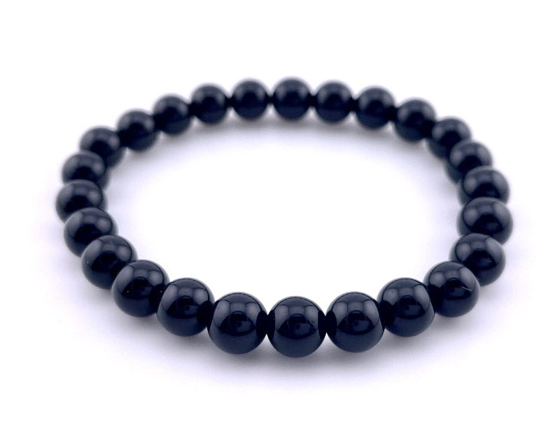 Schwarzer - Turmalin (Schörl) Armband Schutz und Erdung