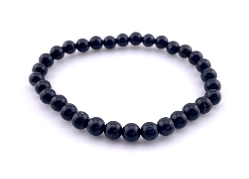 Shungit Armband echt, elastisch, 6mm perlen, ideal für Frauen und Männer