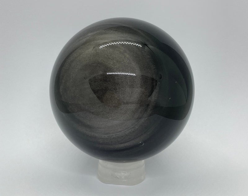 Silberobsidian Kugel Nr.1 - Mineralien - Kiste