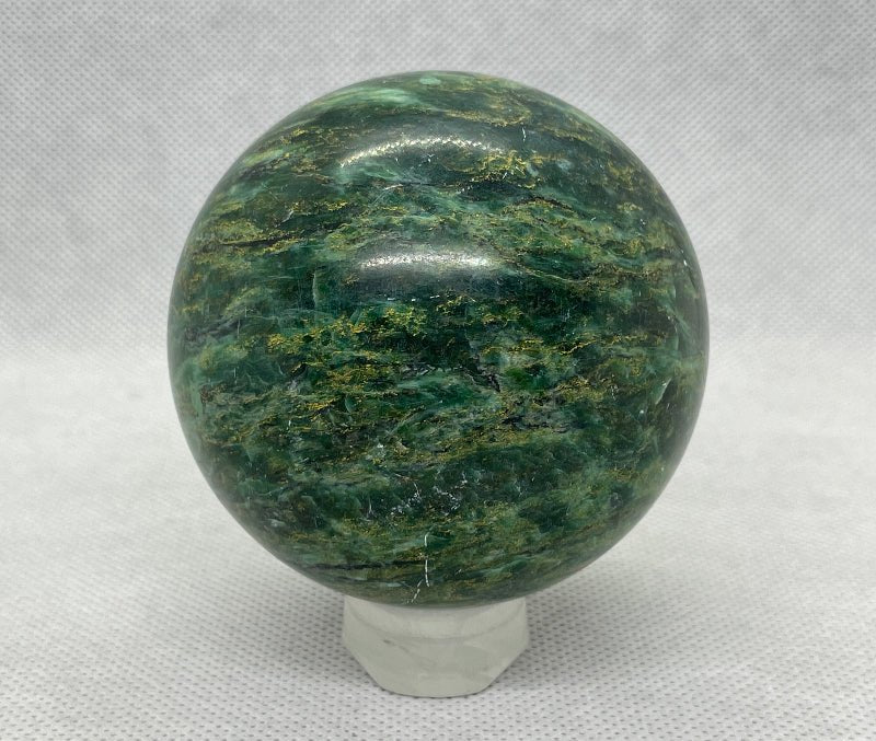 Smaragd Kugel - Mineralien - Kiste