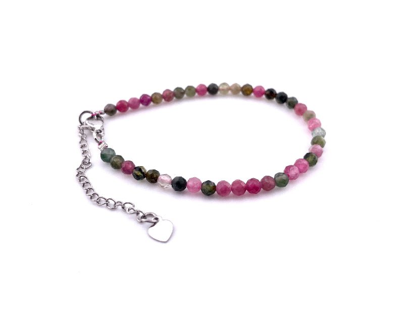 Turmalin Armband Facettiert 4mm